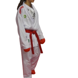 Budo-Nord MIRAI Kimono Kumite Conjunto Vermelho e Azul